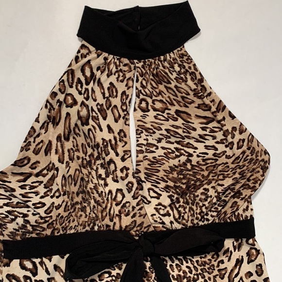 BCX leopard print halter top size medium - Picture 5 of 6